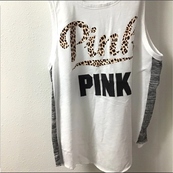 SOLD NEW VS PINK CHEETAH LOGO MUSCLE TANK XS RARE - Picture 7 of 8